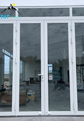 Cửa nhôm Xingfa nhập khẩu 4 cánh mở quay