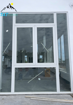 Cửa sổ mở quay nhôm Xingfa nhập khẩu