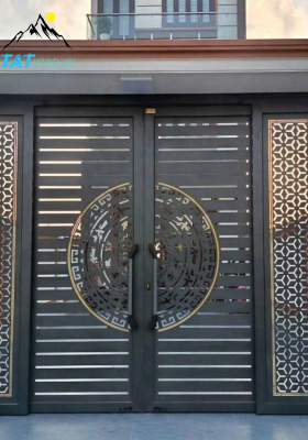 Cửa Cổng Trượt Quay Hiện Đại